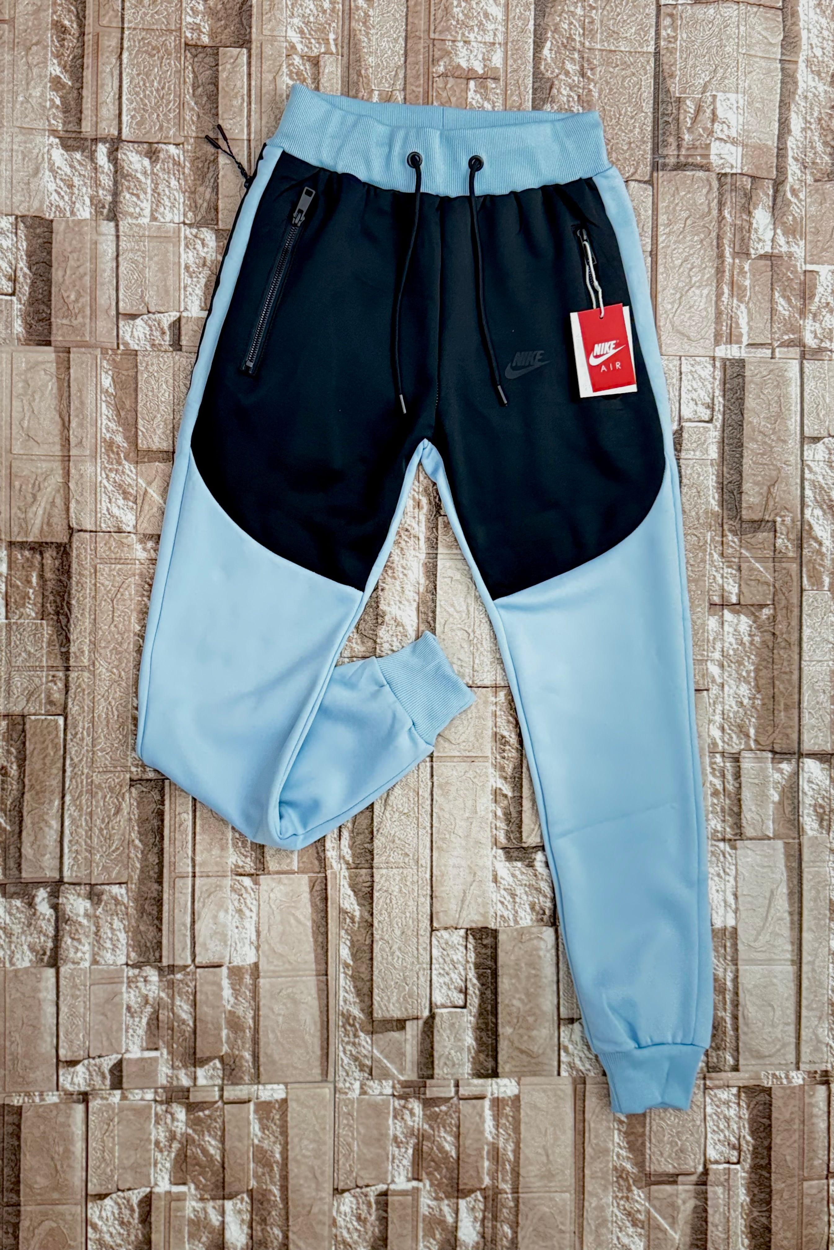 nike tech fleece Ice blue &Black