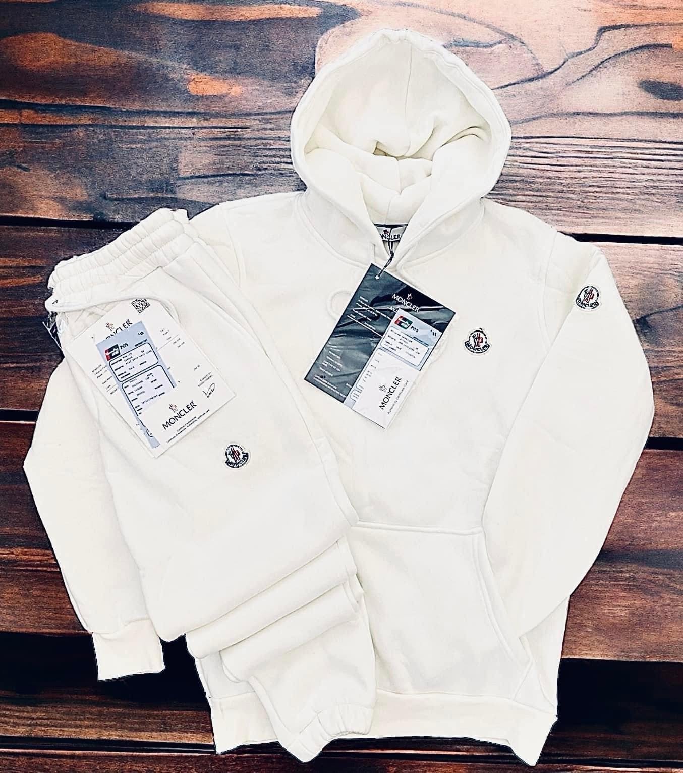 MONCLER SET WHITE